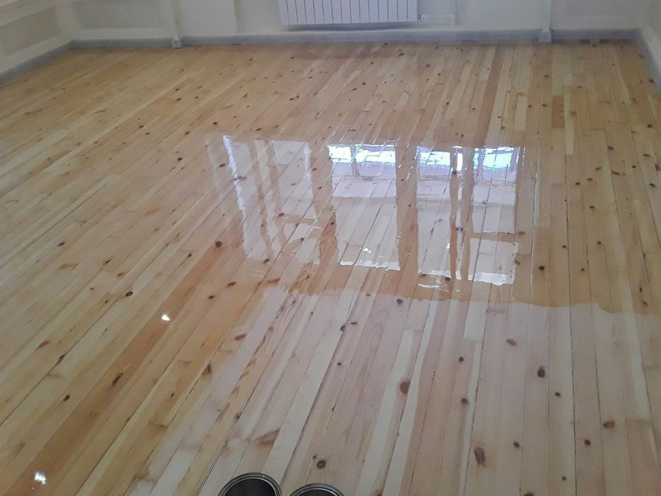 Шлифовка пол паркет палубни пол