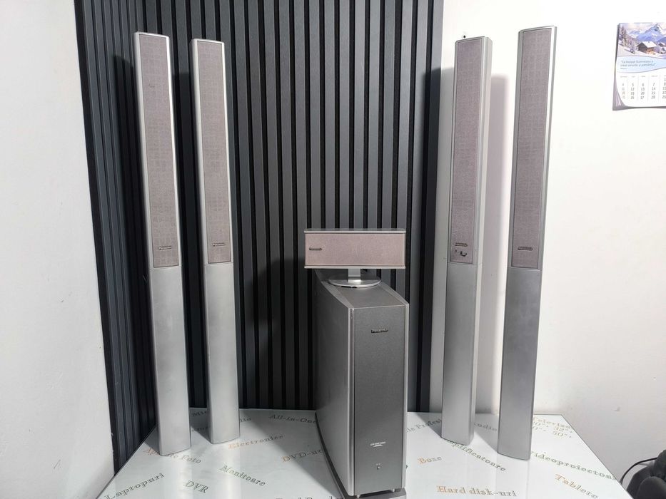 Sistem Home Cinema Panasonic 5.1 subwoofer activ 250W