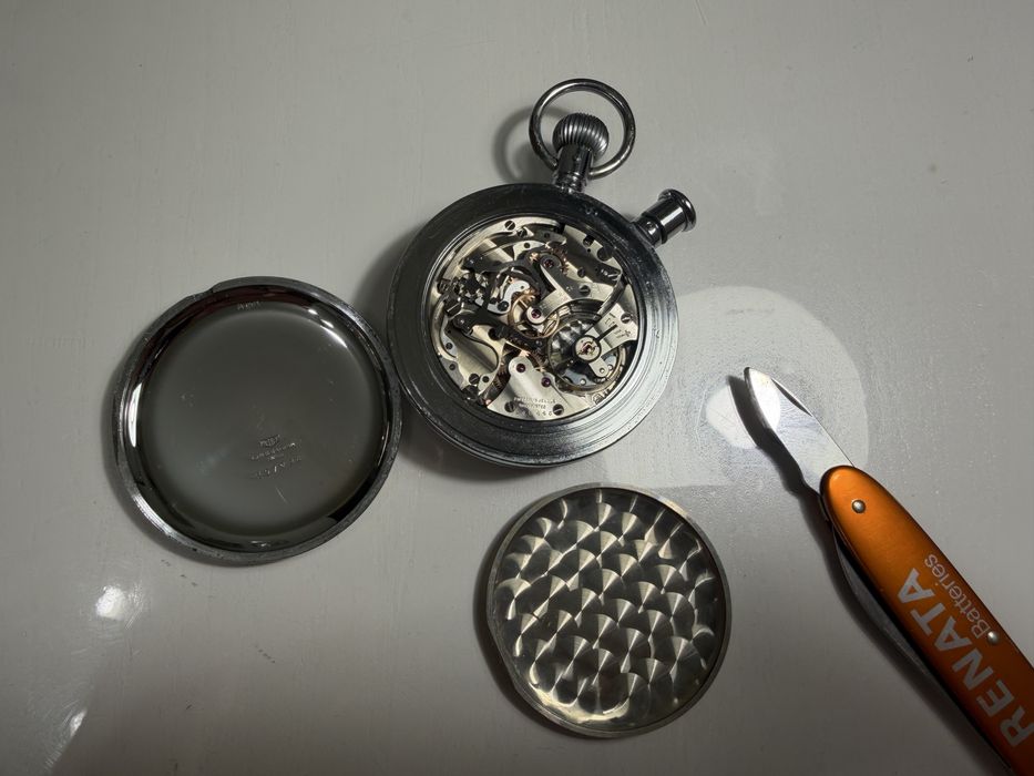 Cronometru HEUER Valjoux 57 Split Second rattrapante Ref. 550/22