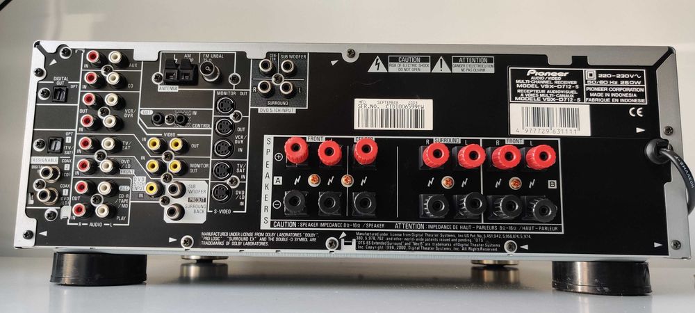 Pioneer VSX 712 amplificator 6.1 sunet multicanal receiver digital