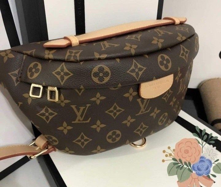 Borseta LV new model unisex, curea reglabila, etichetă, saculet