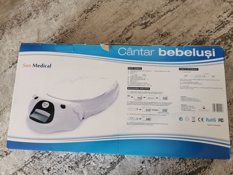 Vand cantar bebe sun medical