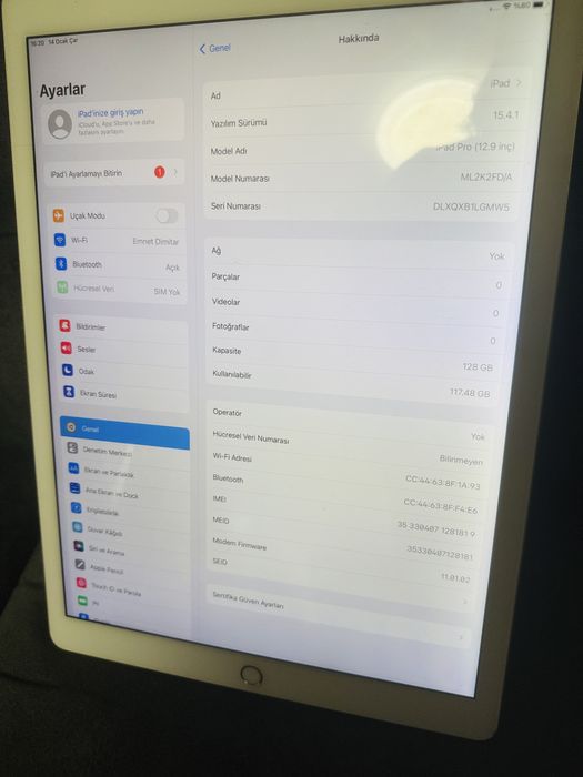 İpad pro 12.9 таблет