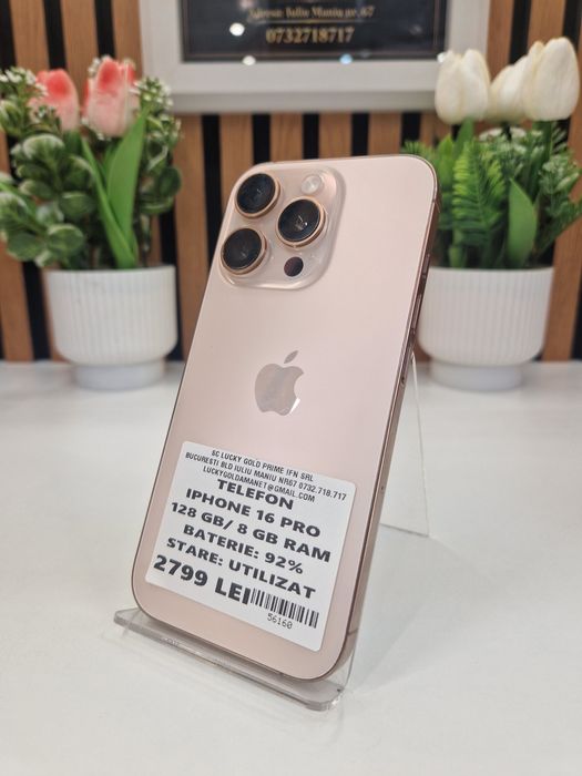 Iphone 16 Pro 128GB / 8GB RAM 92% Baterie Garantie! #56160