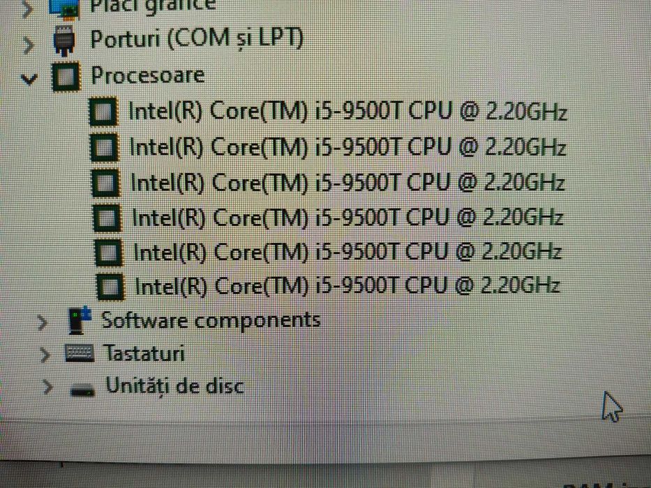 Mini PC Dell OptiPlex 3070 Micro, i5 9500T, 256GB NVMe, 8 Gb DDR4 WiFi