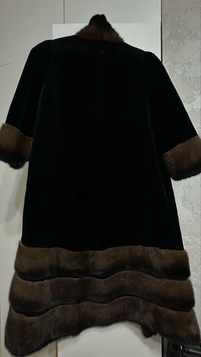 Норковая стриженная шуба