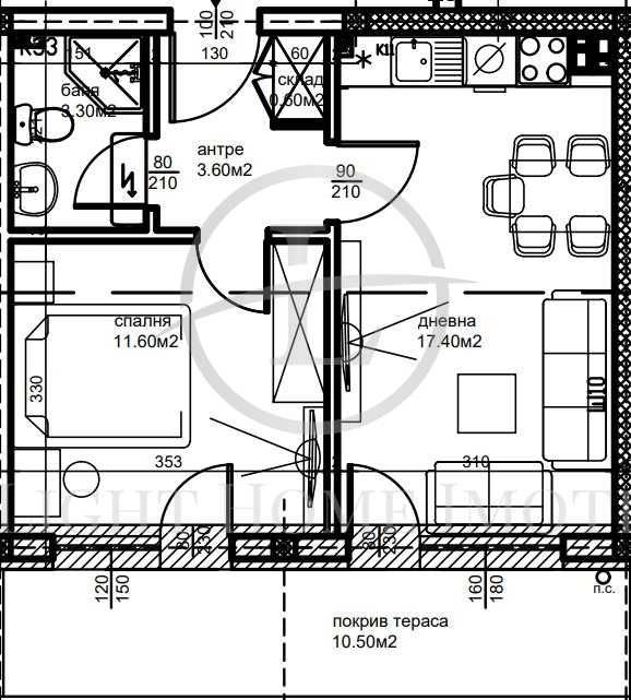Продава се Двустаен апартамент в Пловдив, Кючук Париж - 60 кв.м за 572 €/кв.м - Снимка #4