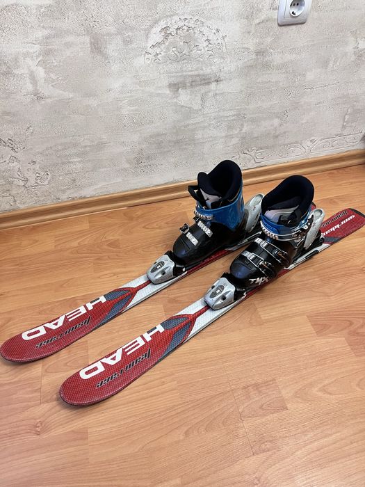 Ски обувки - детски,  Rossignol 185, 235 mm, ски Head 45cm