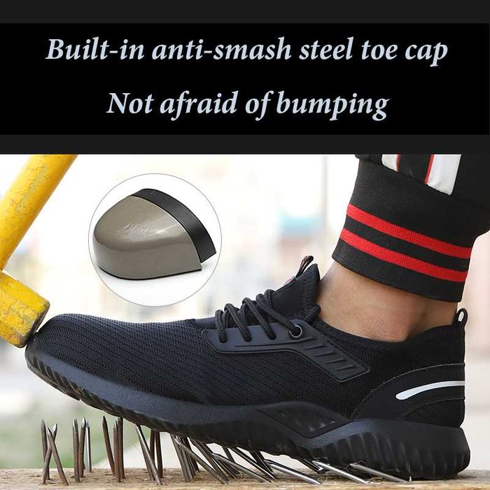 Дишащи Работни Защитни Обувки, Метално Предпазно Бомбе, Модел- FL910