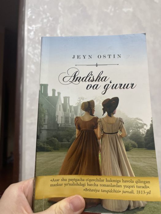 Andisha va gurur jeyn ostin lotin kitob
