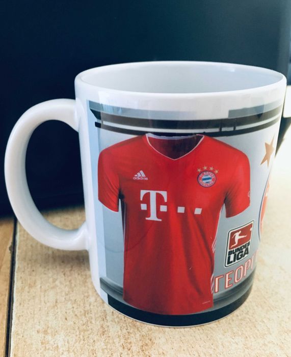 Футболна фен Чаша на Байерн Мюнхен с име сезон 25/26!Bayern Munich