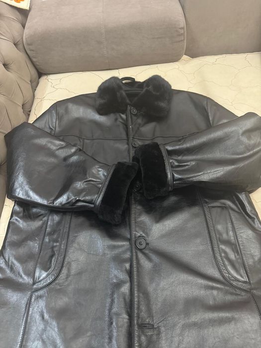 Продам кожанную дубленку