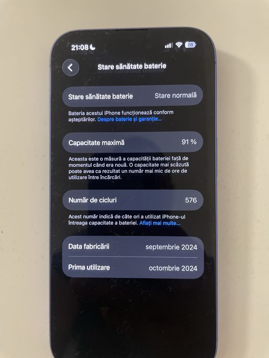 Iphone 16 blue 128gb