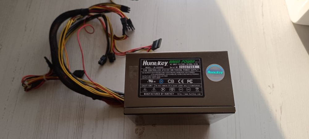 Блок питания 550w Huntkey LW-6500HG