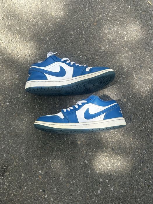 Nike Air Jordan 1 Low alb/albastru mărimea 37.5 – originali