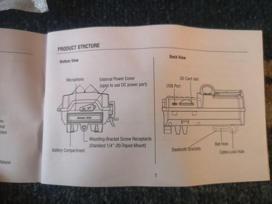 Ловни камери WOSODA G300