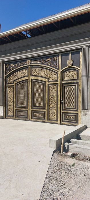 Темир дарвоза ришотка навес