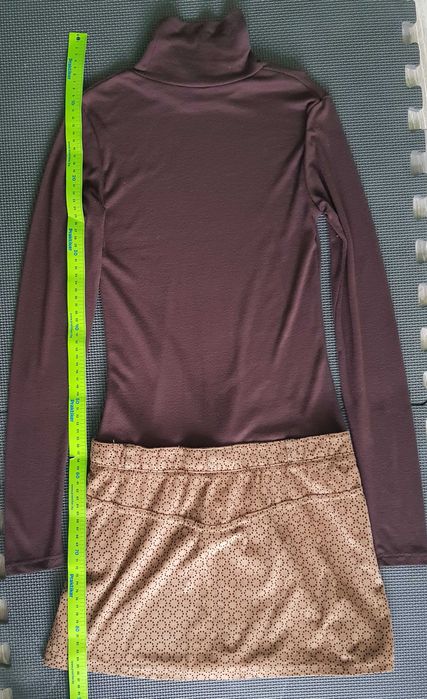 Bershka Къса Рокля с Дълги Ръкави