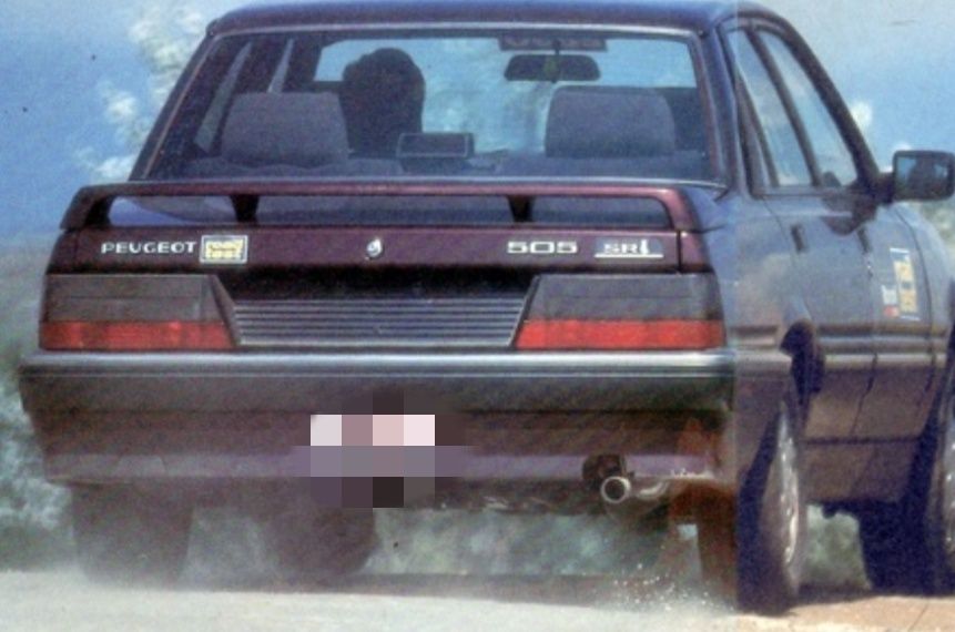 Спойлер Gutmann/Zender Peugeot 405 / 505 SRI GTX  Original Germany