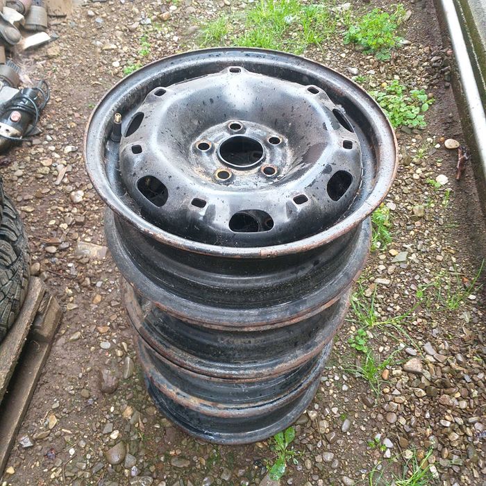 4 Roti 165/65R14 IARNA- 4 Jante otel 14" VW ,Skoda ,Seat