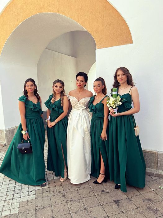 Rochie de mireasa satin Monreal