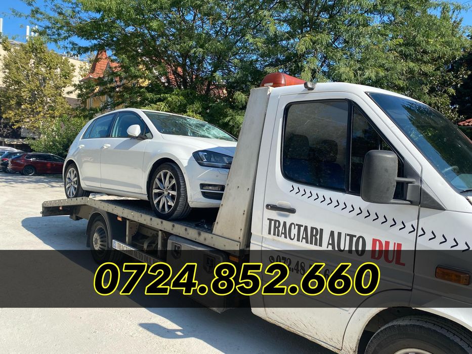 Tractări Auto Roman Platforma Dube Neamt Non Stop Remorcari Utilaje