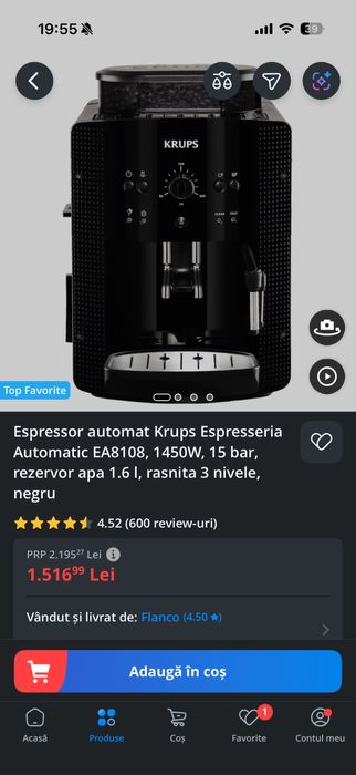 Espressor Krups Espresseria Automatic EA8108
