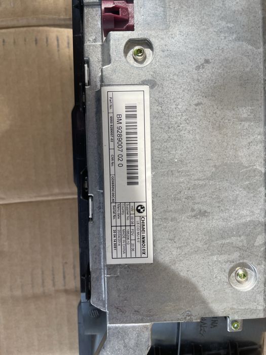 BMW F20 F10 Навигация бутони дисплей