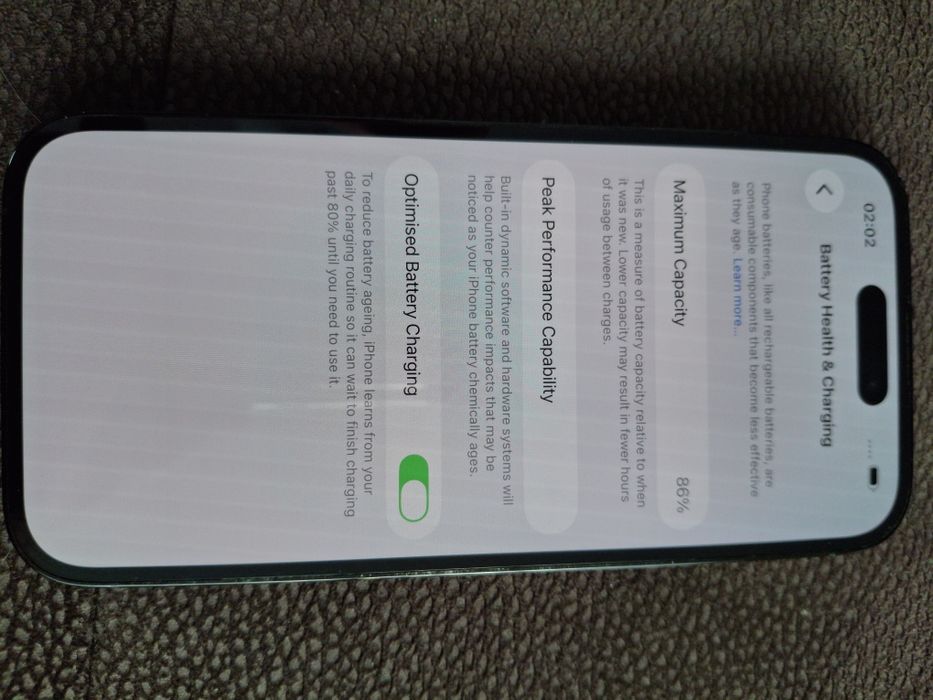 iPhone 14 pro negru 256gb baterie 86%