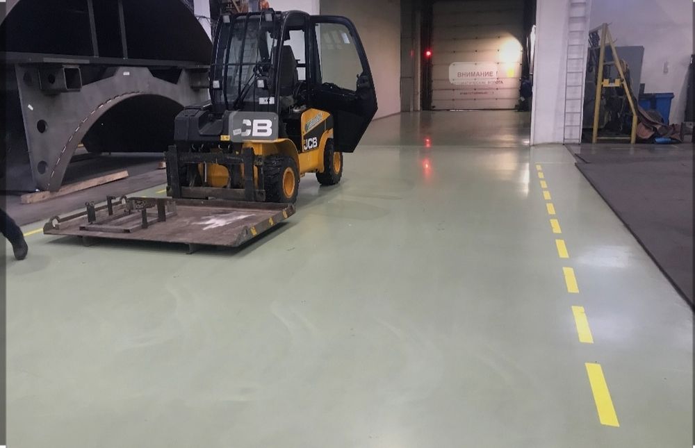 Полимер, Эпоксидный наливной пол