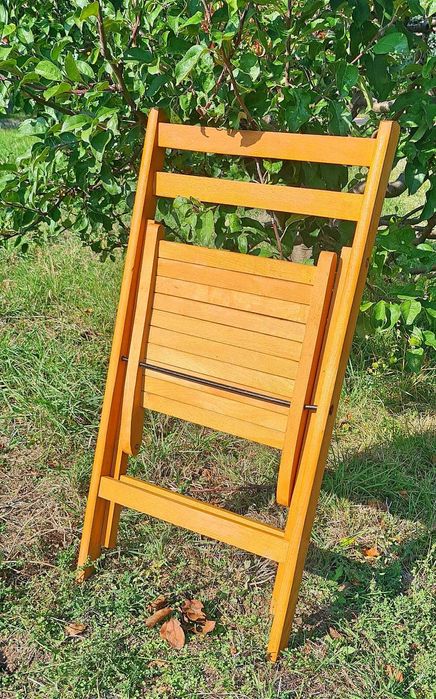 Столове сгъваеми парен бук комплект