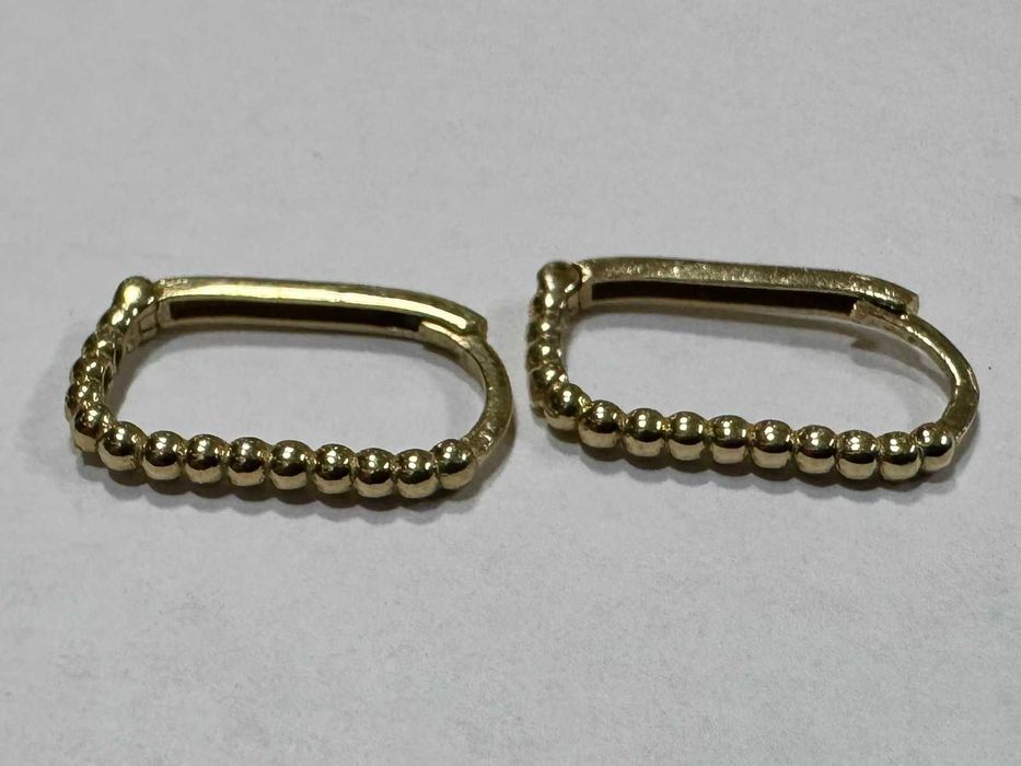 Златни обеци 14K  585 /2.16 гр