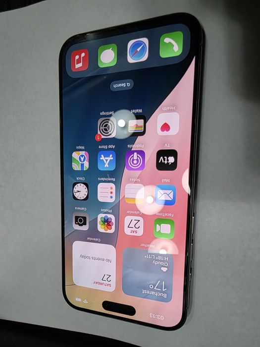 iPhone 15 Pro Max Titanium 256GB Liber de retea Stare IMPECABILA