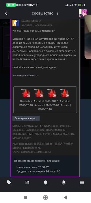 Скин кс 2 Ак 47.