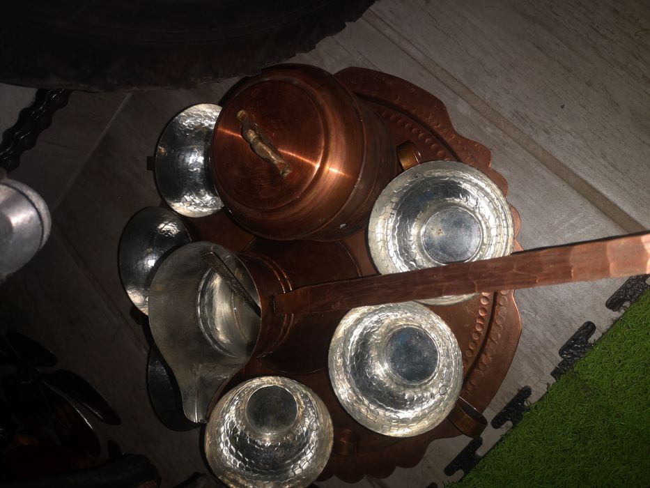 Комплект медни съдове