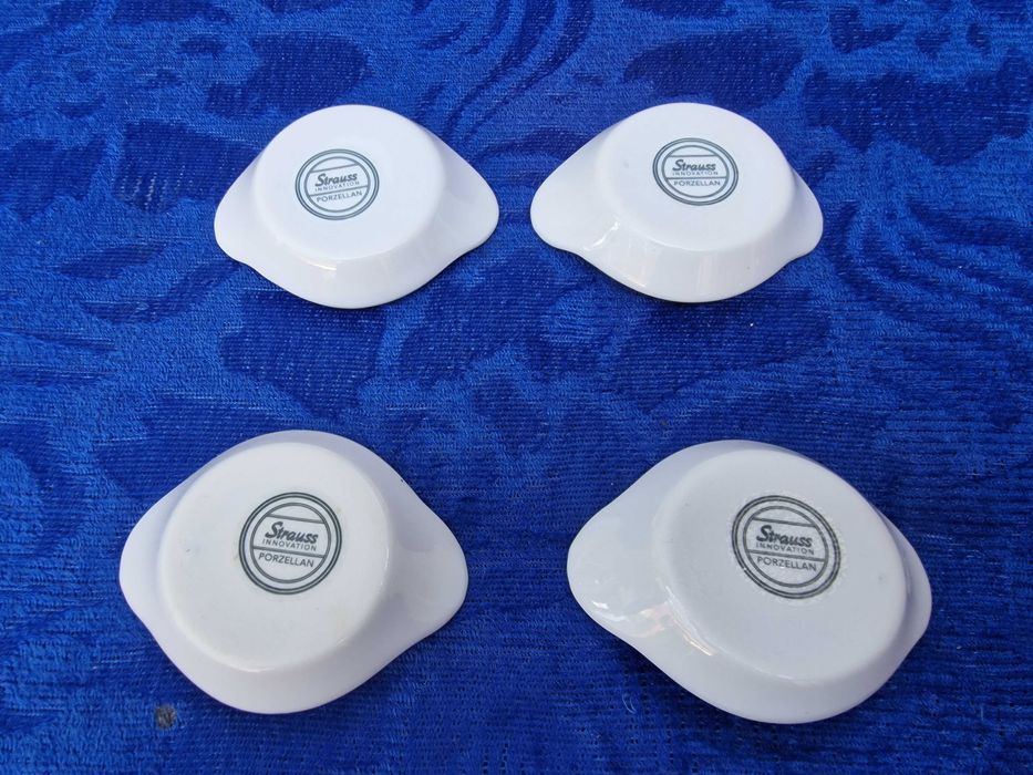 Set Mic Dejun 4 Farfurii unt, ceramica, 10 cm, Simplicity