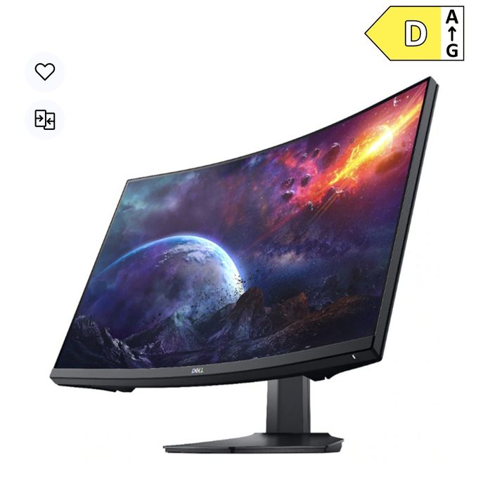 Monitor Gaming curbat LED DELL