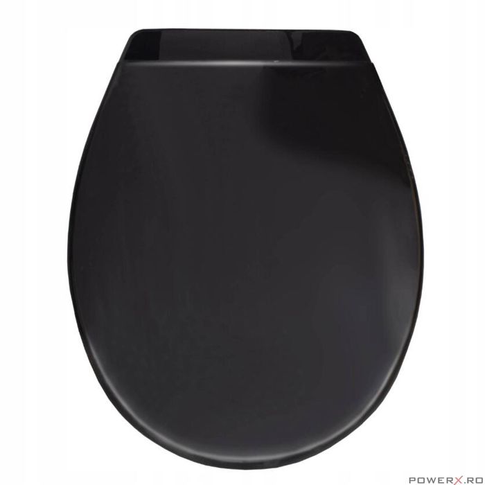 Capac wc, model standard, negru, cersanit, Sepio