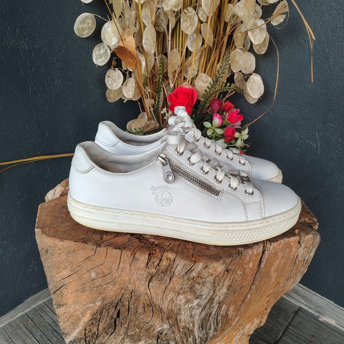 Rieker, sneakers damă piele naturală, pantofi sport casual