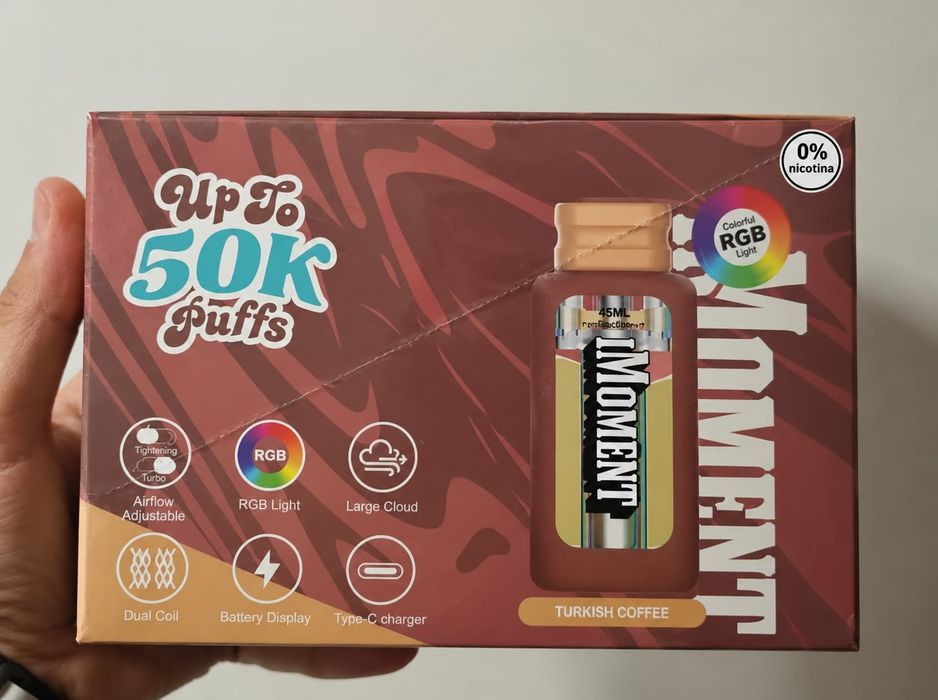 Pachet 2 Vape 50.000 Puffs IMoment Nivel Lichid