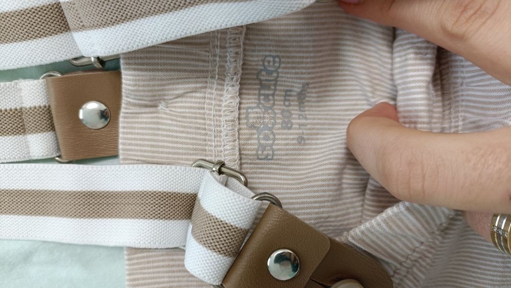 Pantaloni cu bretele 80
