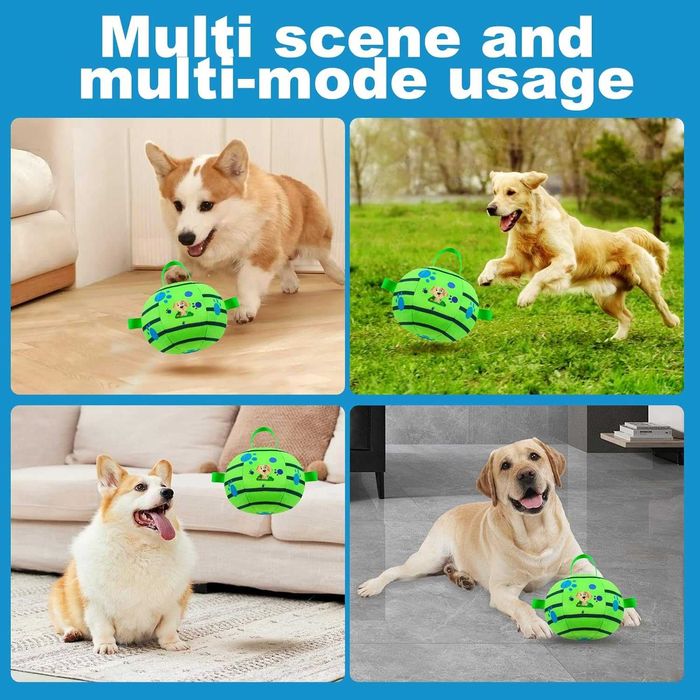 Yiateoit 18 см интерактивна играчка за кучета Вибрираща кучешка топка