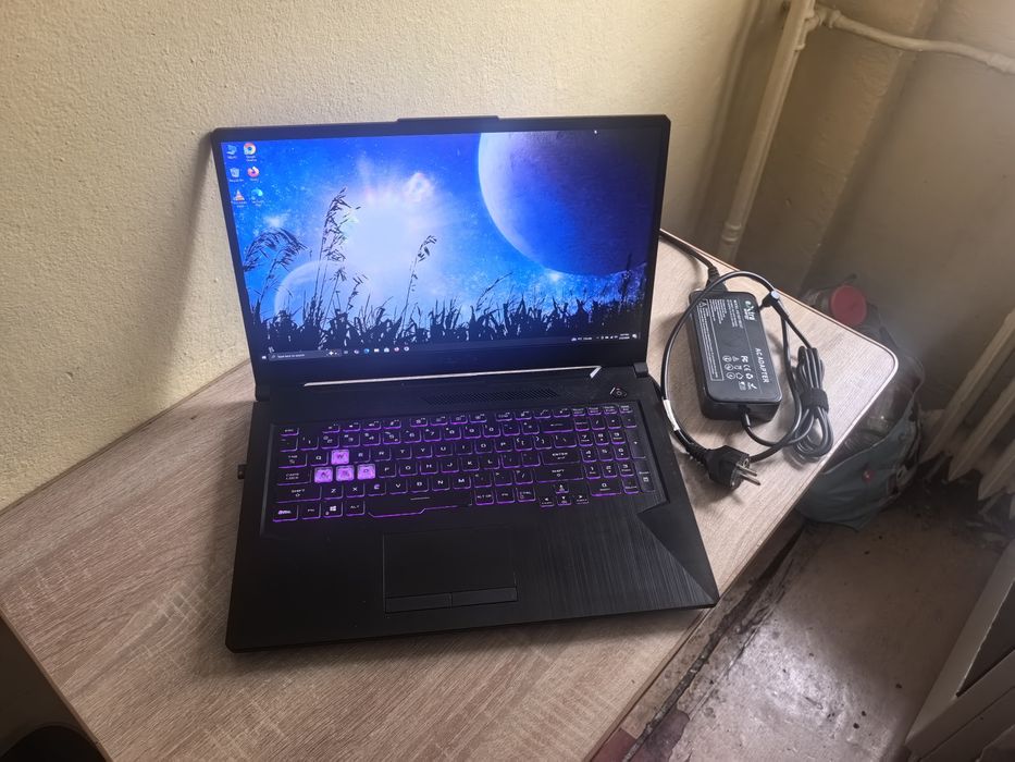 Leptop gaming asus tuf 17.3 ing Ryzen 5 4600H 16gr ddr 4