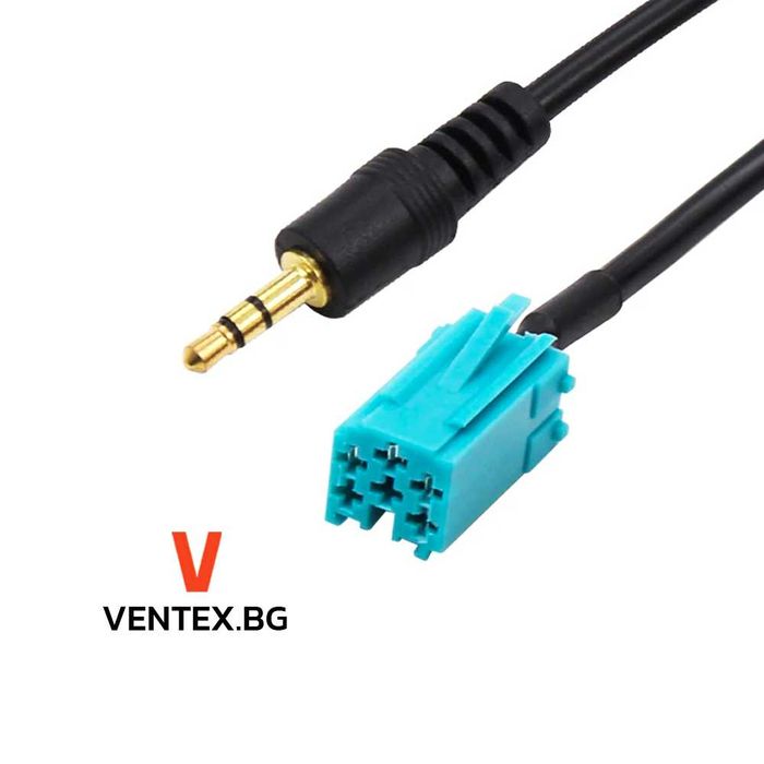 AUX кабел за Renault Clio Megane Scenic Laguna Kangoo, аукс кабел рено