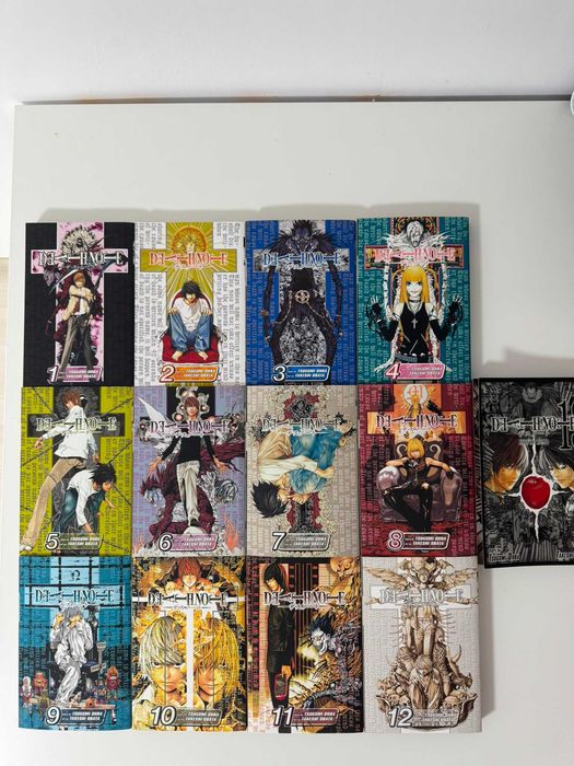 Cărți Colectie Manga - Death Note, Jujutsu Kaisen, Attack on Titan
