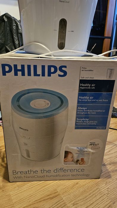 Umidificator de aer Philips HU4801/01, Tehnologie NanoCloud, Rezervor