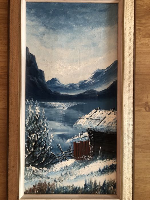 Картина зимна