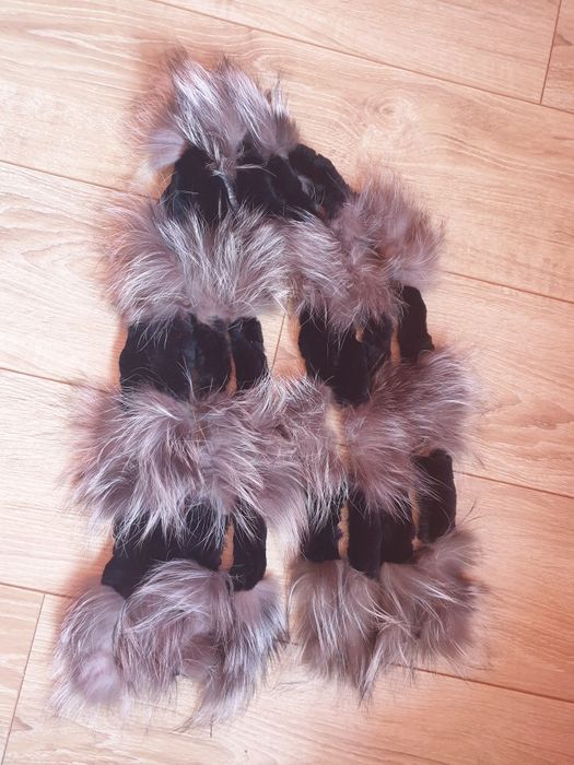 Fular blana naturala nou