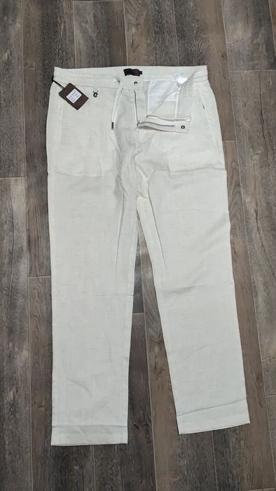 Мужские летные штаны, лен