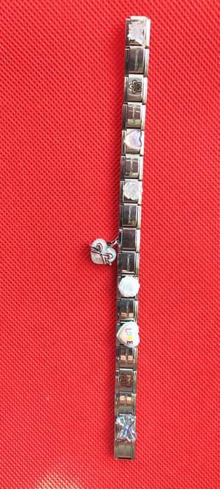 Елегантна дамска гривна от неръждаема стомана, Nomination style